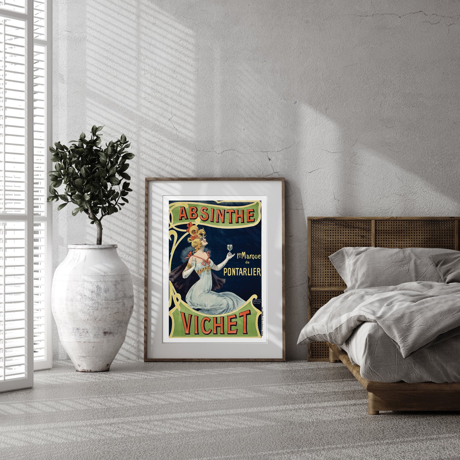 Absinthe Vichet | Nover | 1900 | Vintage Ads | Wall Print